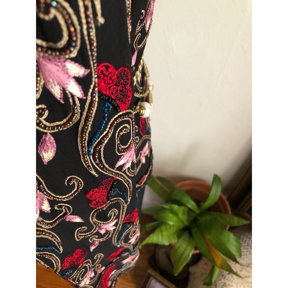 Vintage Papell Boutique Embellished beaded jacket - Picture 3 of 12